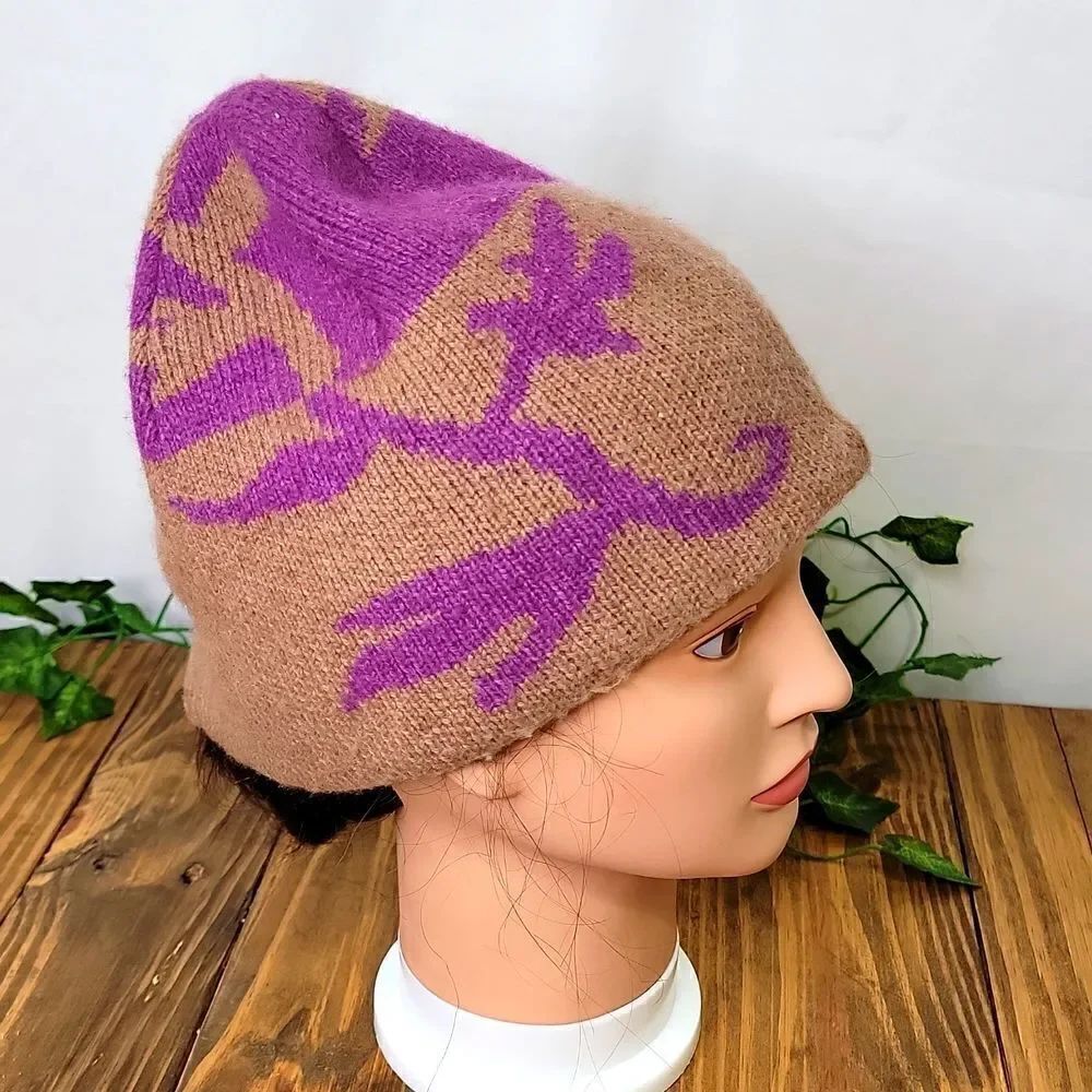 Turtle Fur. Vermont Collection. Cashmere, Angora and Wool. Beanie. OSFA. EUC